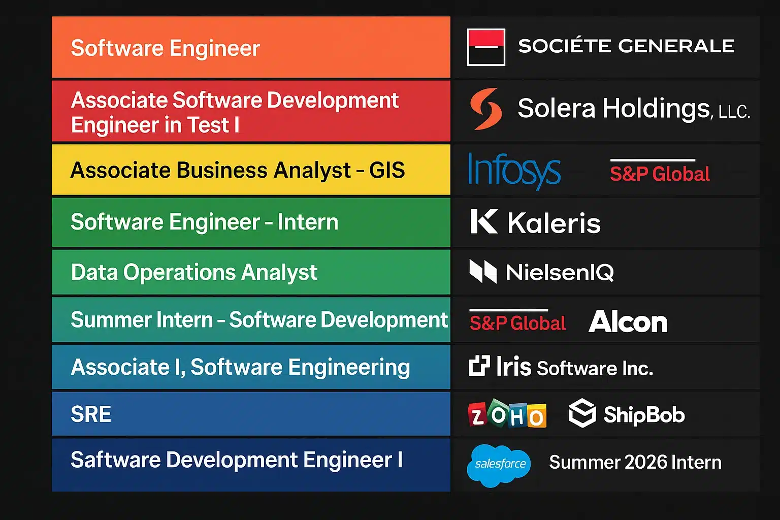 Top Tech Jobs and Internship Opportunities for Freshers