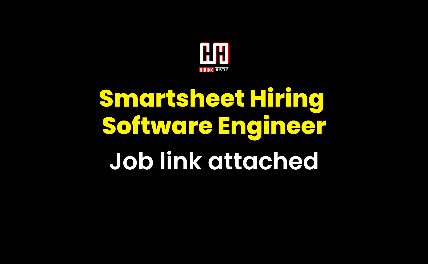 Smartsheet Hiring Software Engineer