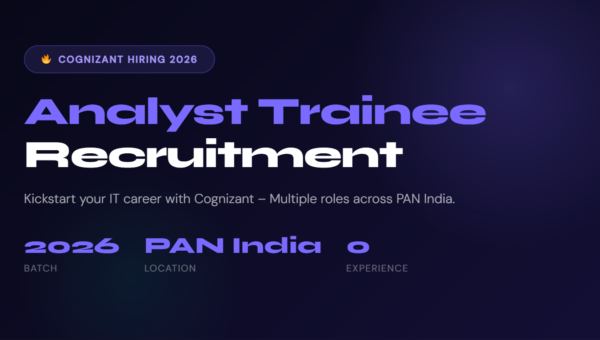 Cognizant Hiring 2026