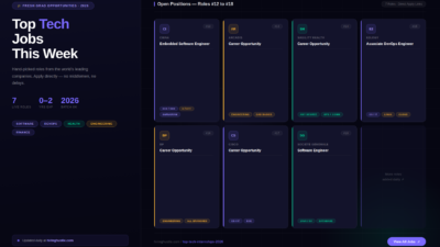 Fresh Grad Opportunities 2026